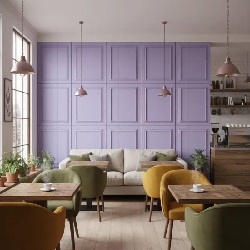 Panou MDF Agora, Lavender Lilac, Mat Panouri Decorative MDF Mat Lavanda Lila Promoție