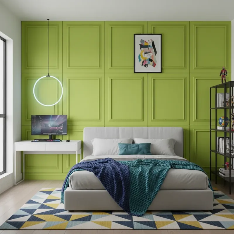 Plată securizată Panou MDF Agora, Pomelo Green, Mat Panou Decorativ MDF Pomelo Green Mat