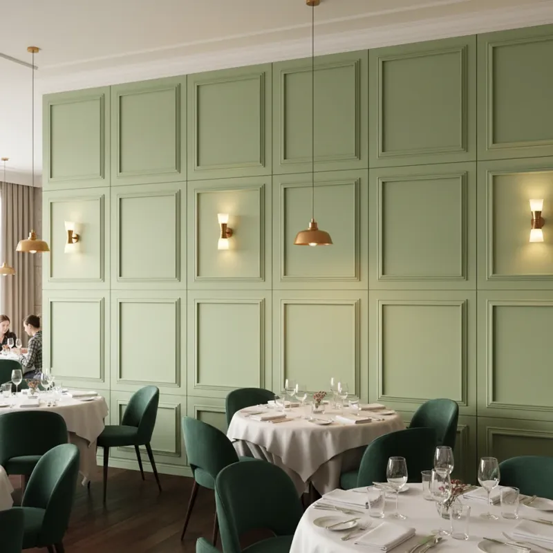 Expediere rapidă Panou MDF Agora, Pistachio Green, Mat Panou Decorativ MDF Verde Pistachie Mat