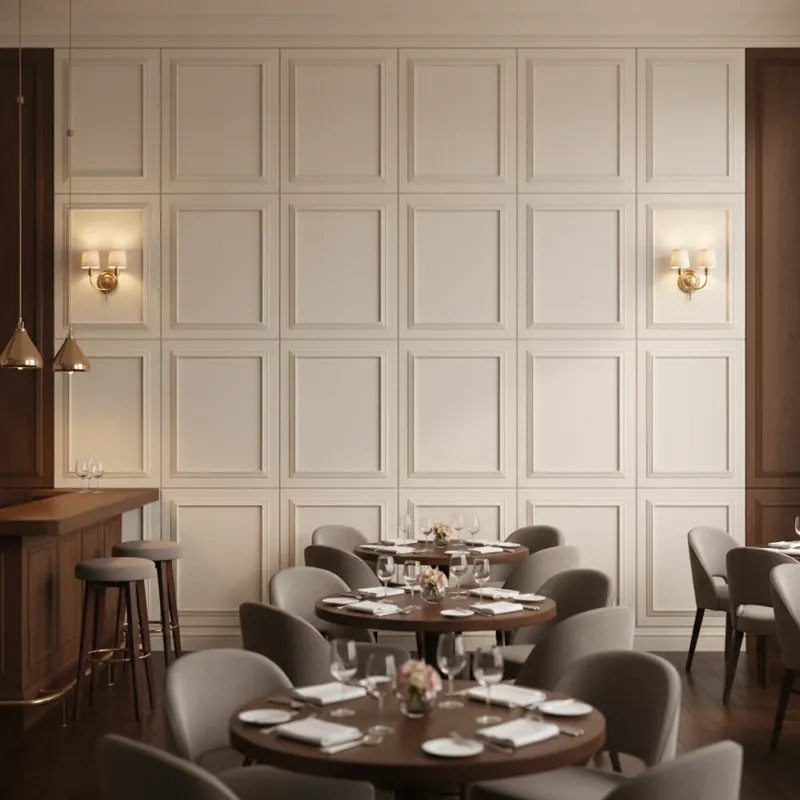 Cumpărături sigure Panou MDF Agora, Magnolia White, Mat Panouri Decorative MDF Magnolia White Mat