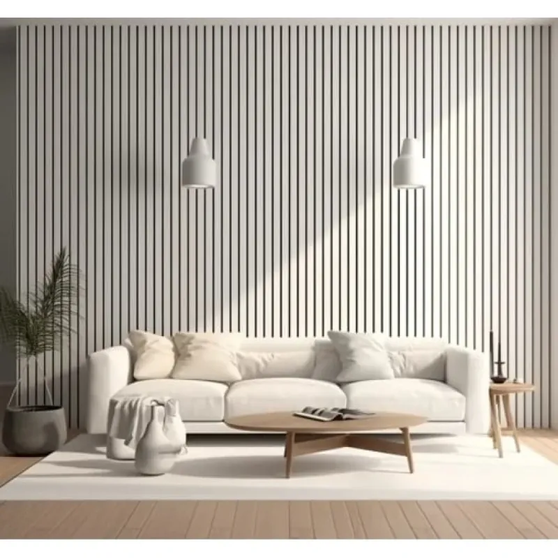 Reducere de preț Panou decorativ 3D din polimer rigid, model Riflaj Groove - 12.2x1.2x250 cm, Manavi Panouri Decorative Riflate - Model Groove
