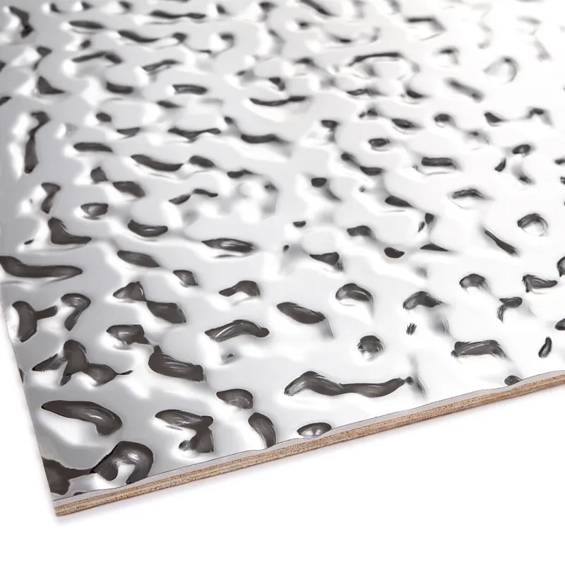 Panou decorativ metalizat JP-19, Metallic Mirrored Silver, 280 x 120 x 0.9 cm, JP Decor Panou Decorativ Metalizat Argintiu Oglindit Plată securizată