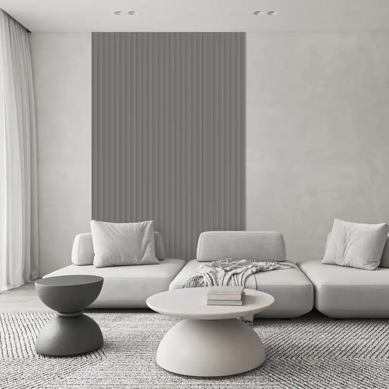 Popular Riflaj decorativ Velutto, Misty Grey, 270x25cm, Lamelio Eleganță texturată pentru pereții tăi