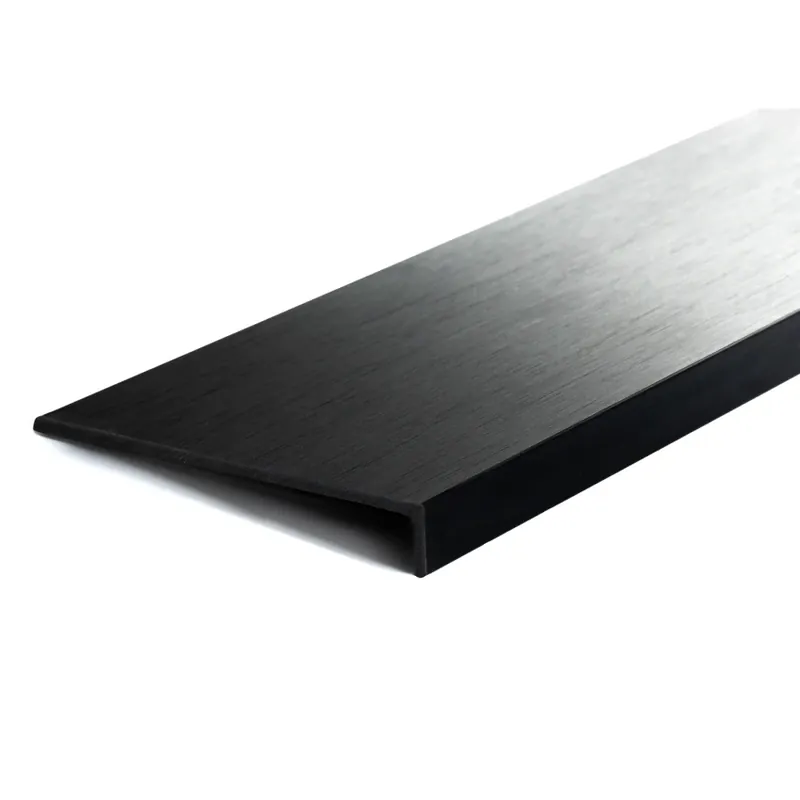 Profil de capăt "L", Black, 300 cm, JP Decor Profil de Capăt Negru pentru Panouri Decorative Doar azi