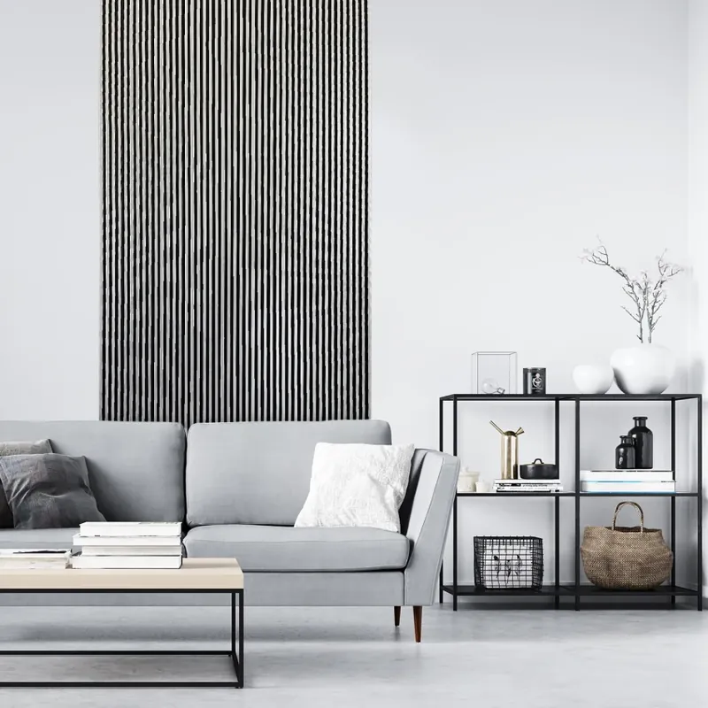 Reduceri Riflaj decorativ 3D Asti, Silver, 270x12.2cm, Lamelio Panou riflat 3D Asti, Silver, 270x12.2cm, Lamelio