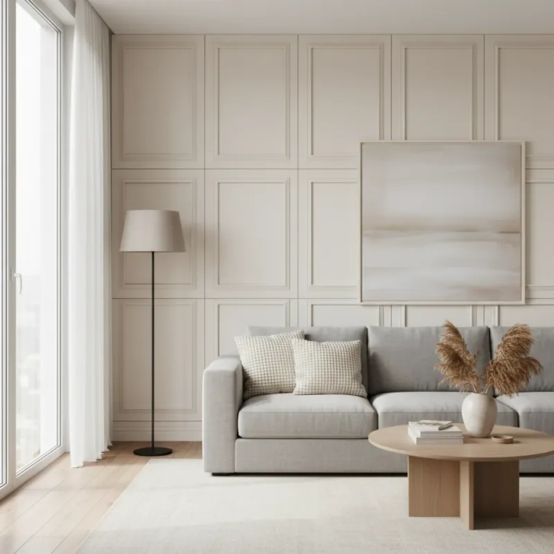 Panou MDF Agora, Linen White, Structurat Panouri Decorative MDF Linen White Structurate Disponibil imediat