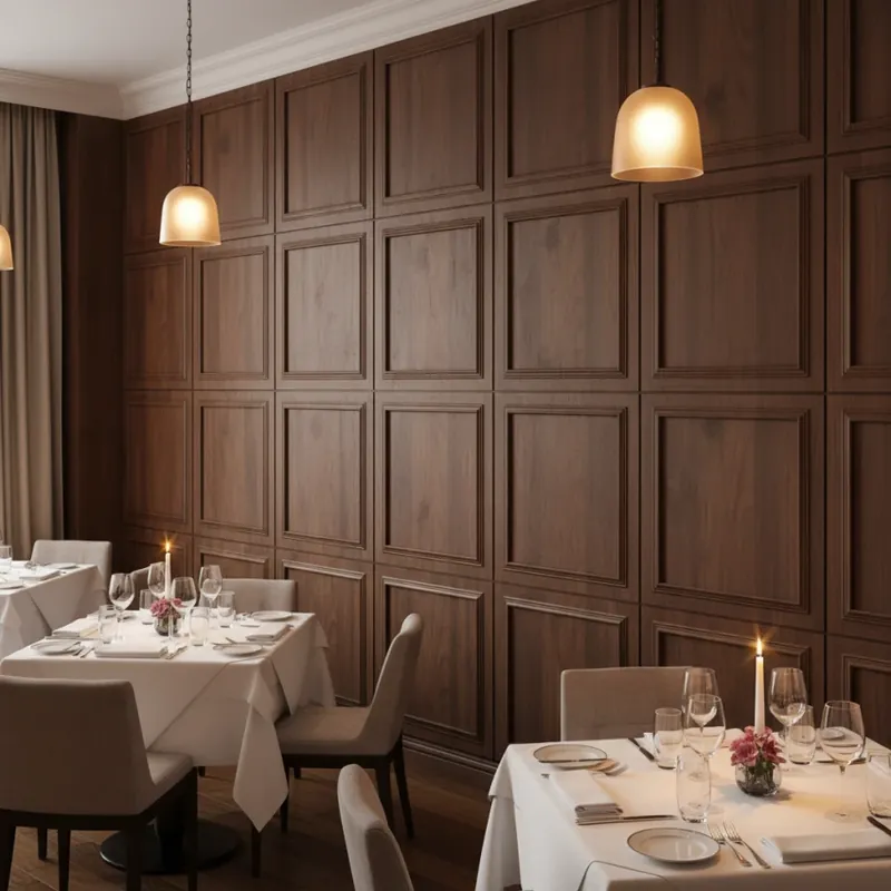 Panou MDF Agora, Columbia Walnut, Imitații Lemn Plată sigură
