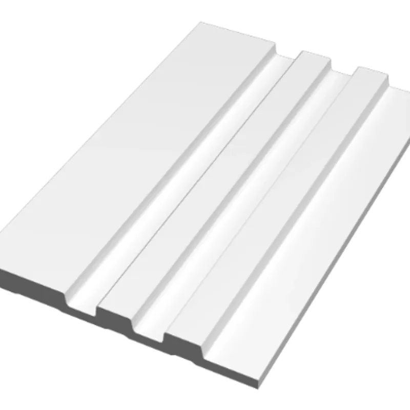 Panou decorativ 3D din polimer rigid, model Riflaj WP4 - 13x1.2x270 cm, Manavi Panouri Decorative Riflate 3D - Model WP4 Nu rata