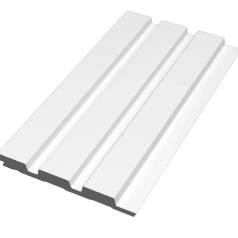 Panou decorativ 3D din polimer rigid, model Riflaj WP2 - 12.2x1.3x270 cm, Manavi Panouri Decorative Riflate pentru Interioare Moderne Preț promoțional