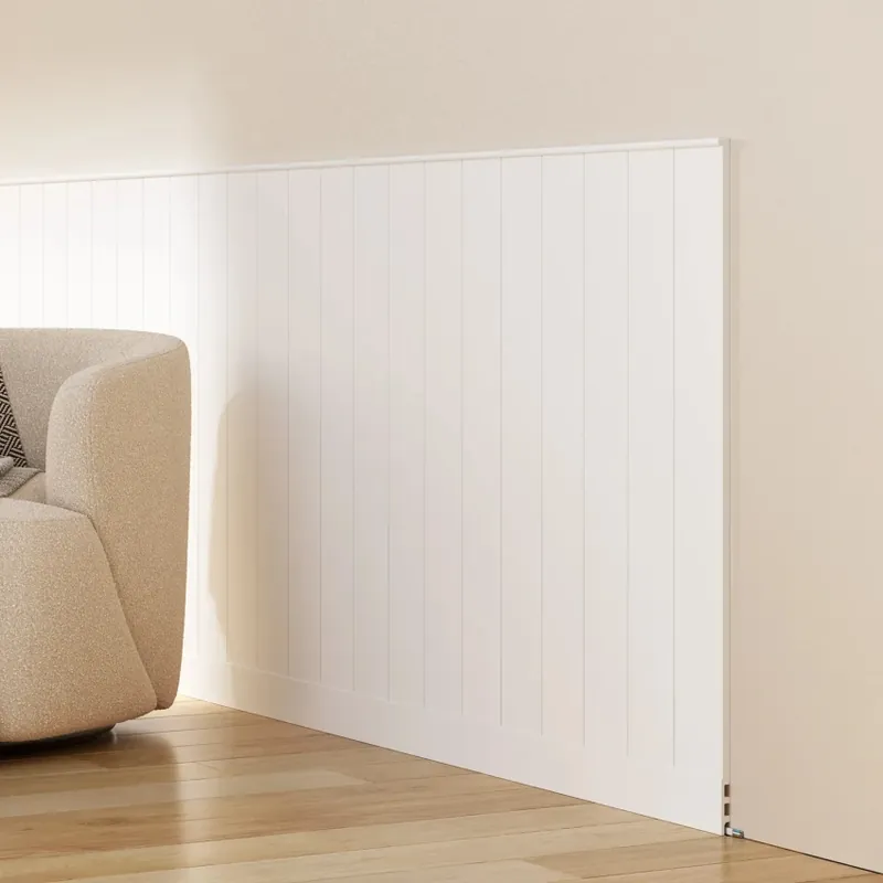 Doar azi Profil de închidere TP003 Mat, 200 x 1.2 x 2 cm, Mardom Decor Profil de Închidere Alb Mat pentru Panouri Decorative