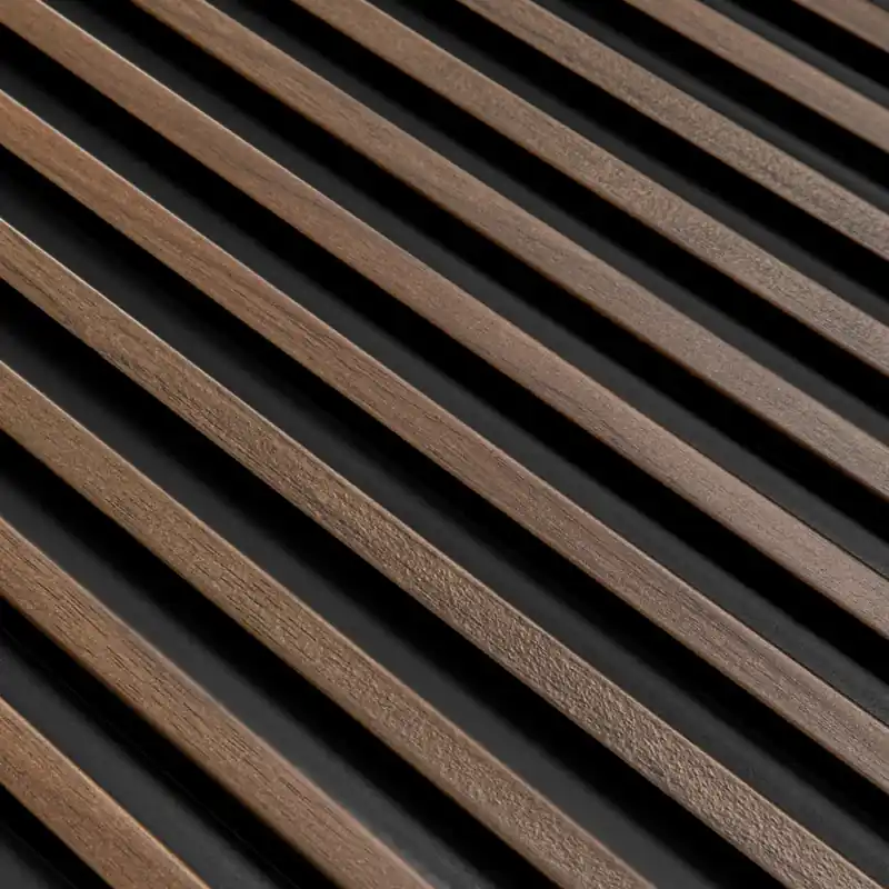 Discount Riflaj decorativ 3D Lamelli Stretto, Dark Oak, 270x12 cm, Mardom Decor Panouri Decorative Riflaje Stejar Închis
