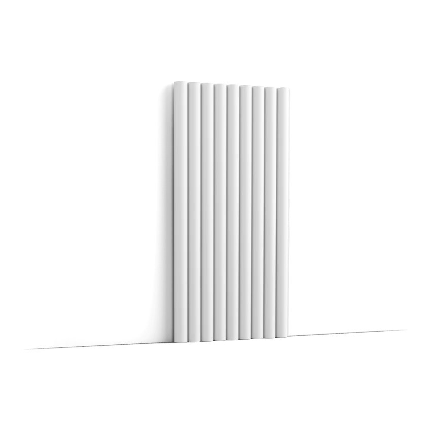 Super ofertă Panou decorativ flexibil FLUTE XL WX218f, 200 x 25.5 x 1.7 cm, Orac Decor Panou decorativ flexibil alb