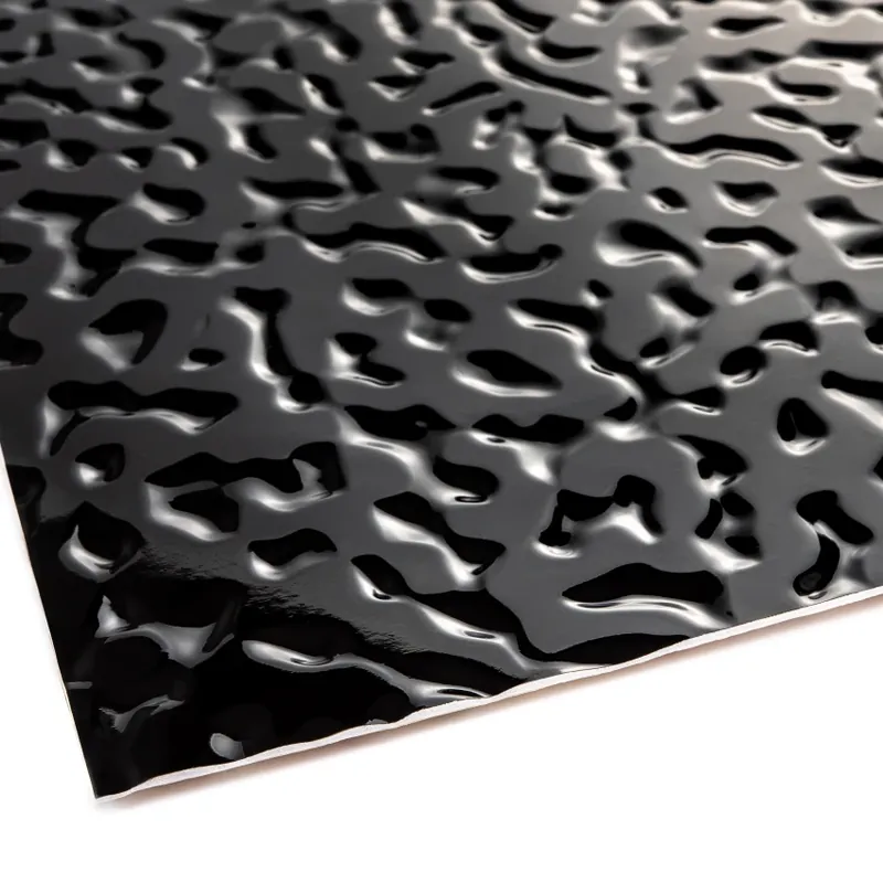 Panou decorativ metalizat JP-20, Metallic Piano Black, 280 x 120 x 0.9 cm, JP Decor Panou Decorativ Metalizat Negru - Design Modern Ofertă exclusivă