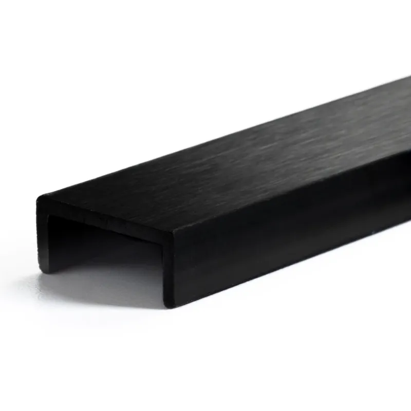 Comandă acum Profil de capăt "U", Black, 300 cm, JP Decor Profil de capăt negru pentru panouri decorative