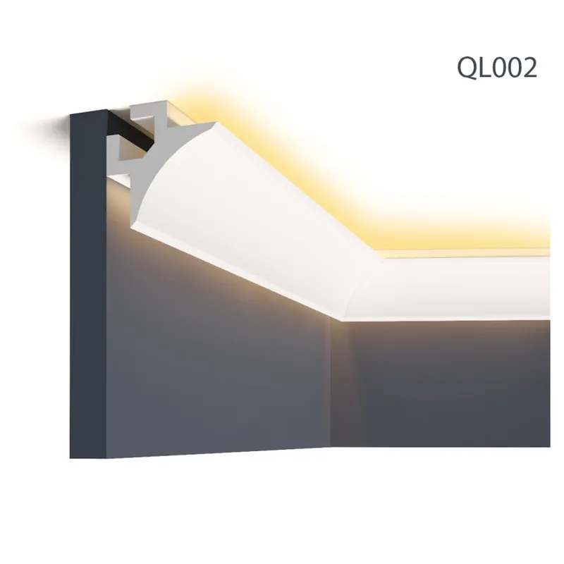 Cornisa decorativa pentru LED QL002, 200 X 8.5 X 8.5 cm, Mardom Decor Cornisa decorativa pentru LED QL002, 200 X 8.5 X 8.5 cm, Mardom Decor Reducere
