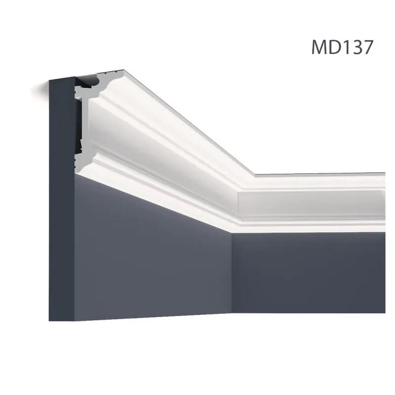 Cornisa decorativa MD137, 200 X 9.6 X 5.5 cm, Mardom Decor Cornisa decorativa MD137, 200 X 9.6 X 5.5 cm, Mardom Decor Retur ușor