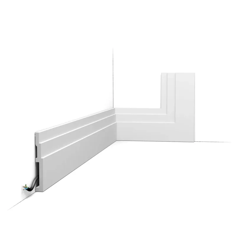 Plinta Modern SX180, Dimensiuni 200 X 12 X 1.6 cm, Orac Decor Plinta Decorativa Moderna pentru un Interior Stilat Plată securizată