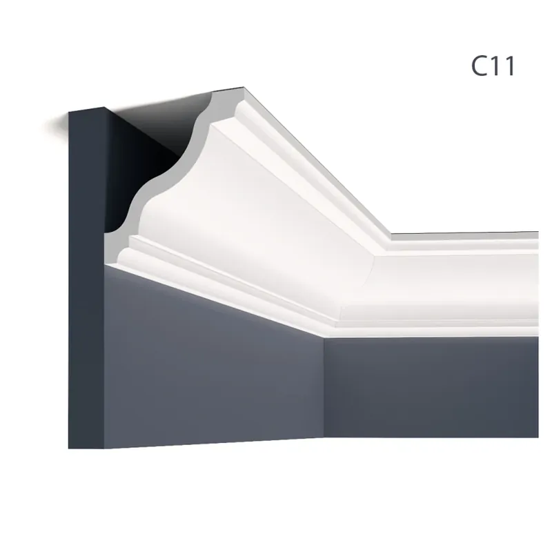 Cornisa decorativa din polimer rigid C11 - 10.8x11.2x200 cm, Manavi Cornisa decorativa din polimer rigid C11 - 10.8x11.2x200 cm, Manavi Ofertă exclusivă