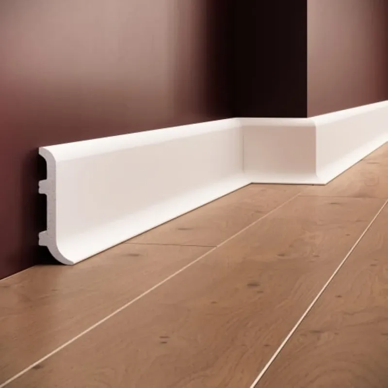 Premium Plinta decorativa din polimer rigid S36 - 200 X 10 X 3.2 cm Plinte Decorative pentru Podea - Eleganță și Stil