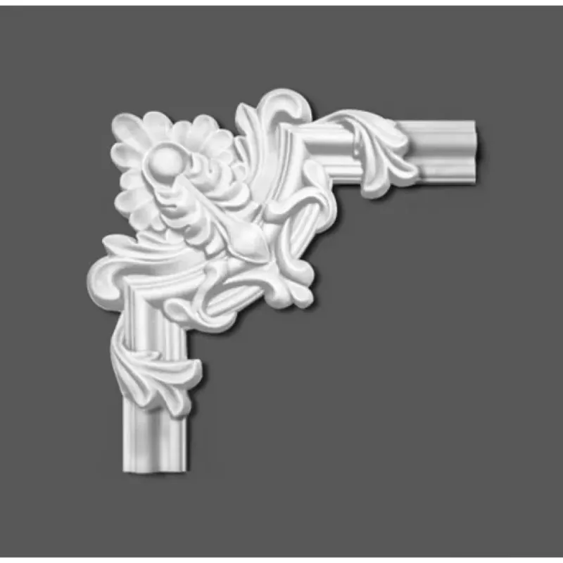 Calitate înaltă Chenar decorativ din poliuretan B10-2 - 22x22x1.6 cm, Manavi Chenare Decorative Elegante pentru Pereți