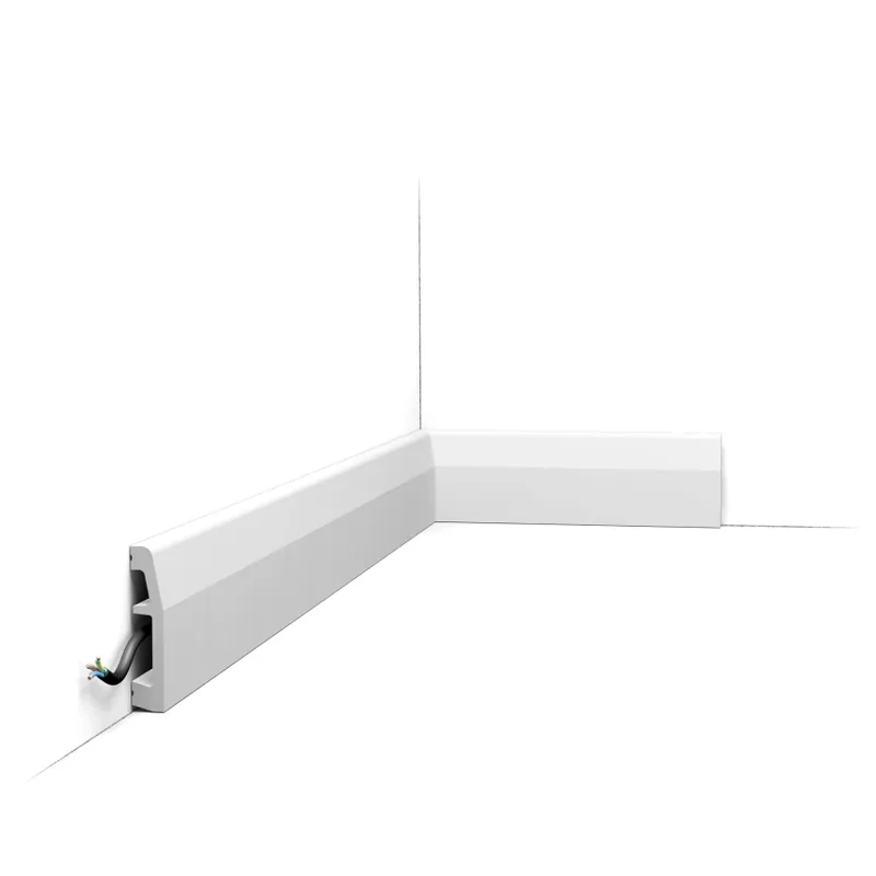 Cumpără online Plinta Axxent SX125, Dimensiuni 200 X 6.9 X 1.4 cm, Orac Decor Plintă Decorativă Albă pentru Un Interior Elegant