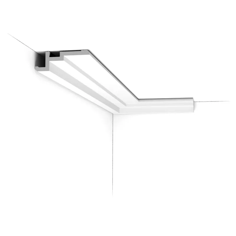 Cornisa Axxent CX196 U-Steps, L 200 x H 11.3 x W 4 cm Duropolymer® , Orac Decor Cornișe Decorative Tavan - Eleganță la Înălțime Mai ieftin