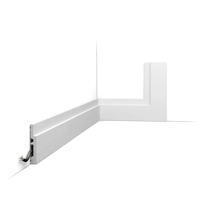 Preferatul clienților Plinta Modern SX187, Dimensiuni 200 X 1.2 X 7.5 cm, Orac Decor Plintă Decorativă Modernă pentru Interior