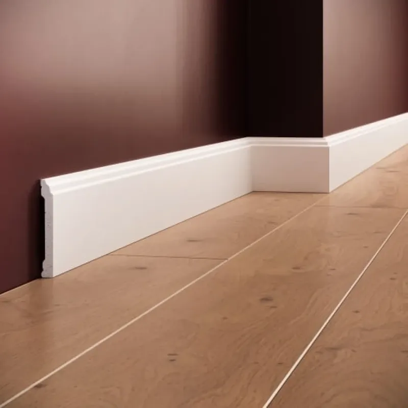 Noutate Plinta decorativa din polimer rigid S35 - 200 X 8 X 1.1 cm Plinte Decorative pentru Podele - Eleganță și Durabilitate