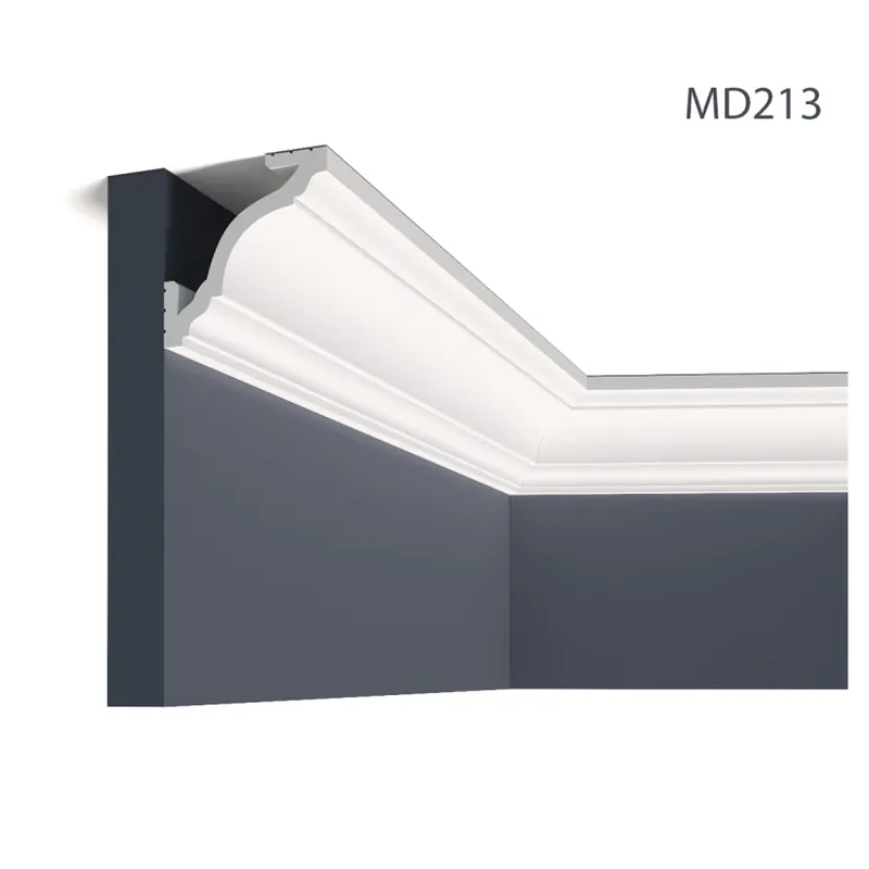 Preț promoțional Cornisa decorativa MD213, 200 X 8.1 X 8.1 cm, Mardom Decor Cornisa decorativa MD213, 200 X 8.1 X 8.1 cm, Mardom Decor