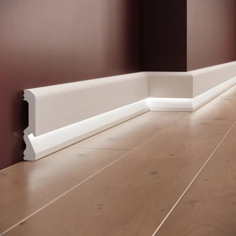 Plinta decorativa din polimer rigid S28 - 240 X 10 X 1.8 cm Plinte Decorative pentru Podele - Eleganță și Stil Ofertă de sezon