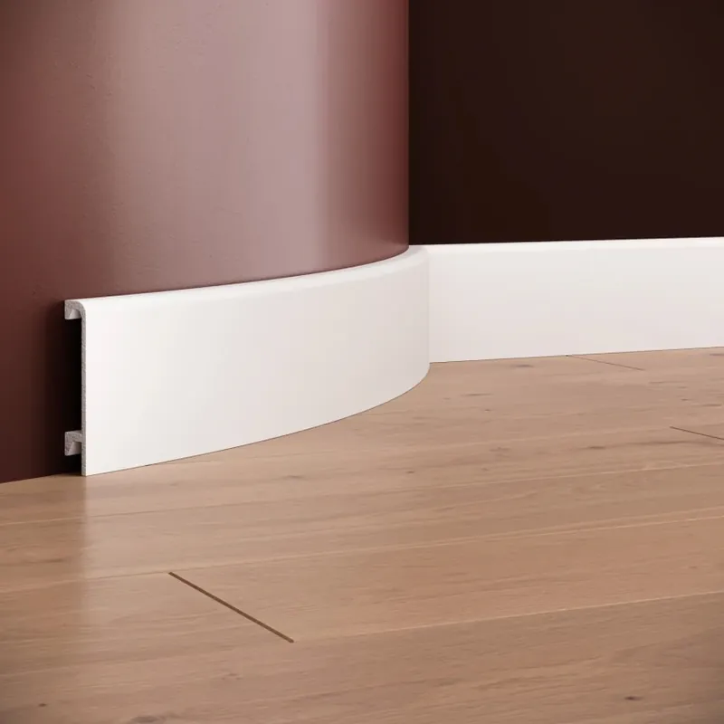 Chilipir Plinta decorativa din poliuretan flexibil S30F - 9x1.6x200 cm Plinte Decorative Flexibile pentru Podele