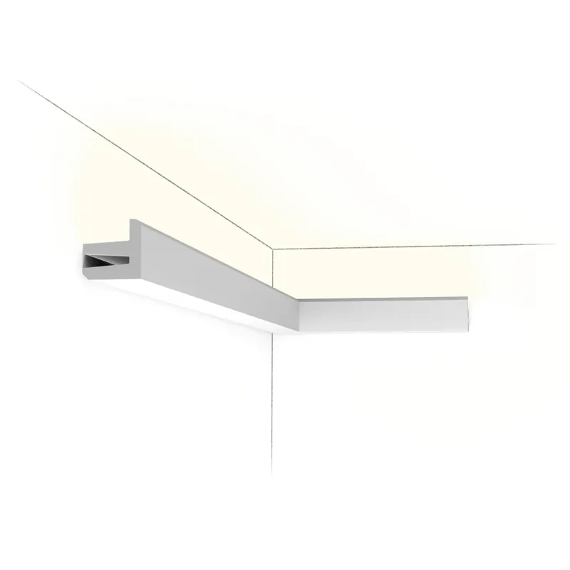 Retur ușor Scafa Modern C380, Dimensiuni 200 X 5 X 5 cm, Orac Decor Profile decorative pentru iluminat indirect LED