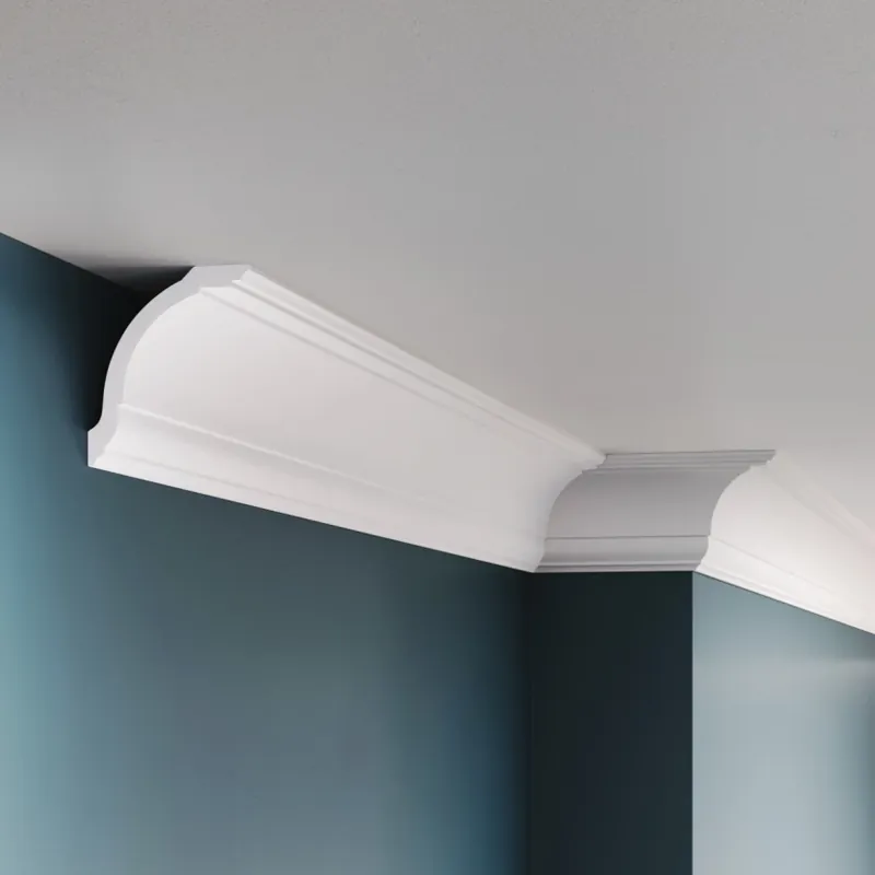 Disponibil imediat Cornișă polimer rigid Allegria K5, 6.5 x 7.6 x 200 cm