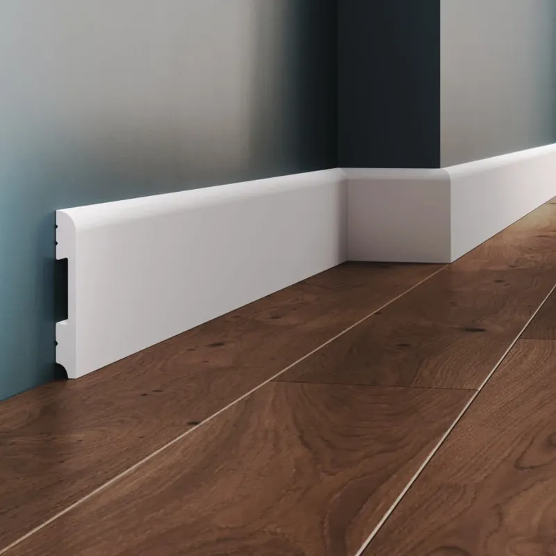 Plintă polimer rigid Allegria L8, 10 x 1.4 x 200 cm Plinte Decorative pentru un Interior Modern Retur ușor