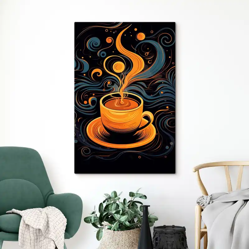 Pictură pe pânză Aroma cafelei de dimineață Nr s41501 Calitate înaltă