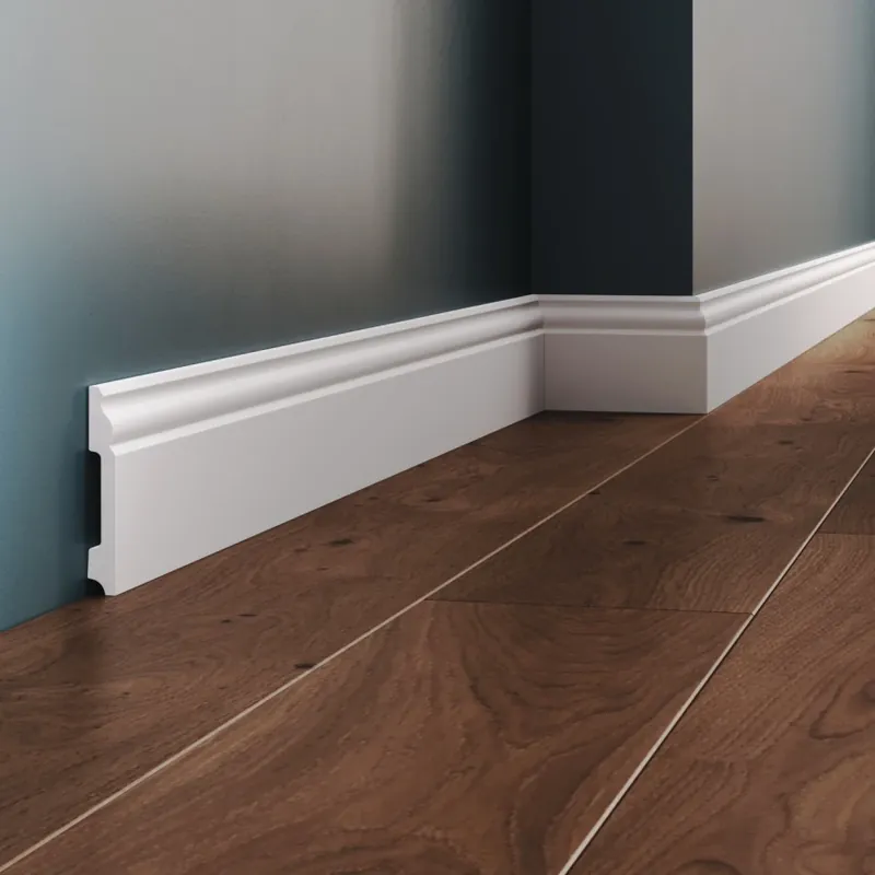 Cel mai vândut Plintă polimer rigid Allegria L6, 8 x 1.2 x 200 cm Plinte Decorative pentru Podele