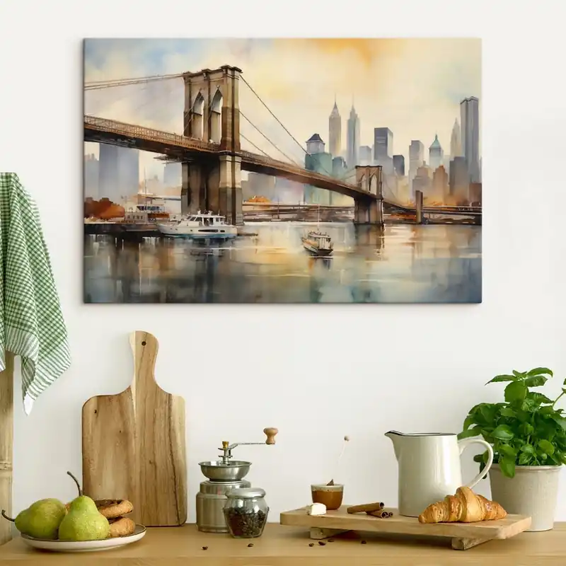 Pictură pe pânză New York-ul este sumar Nr s41605 Calitate înaltă