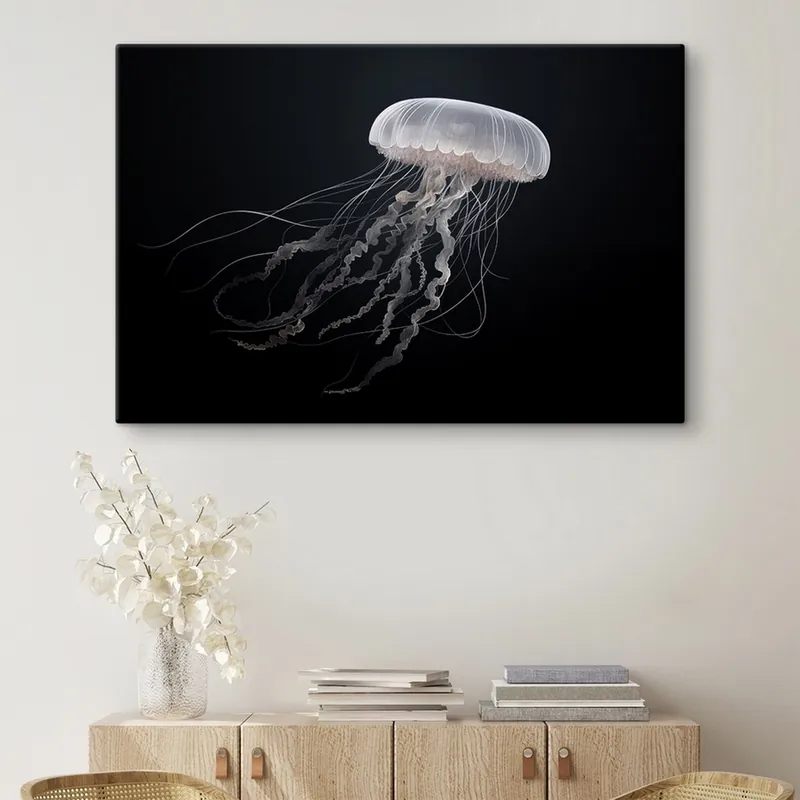 Promoție Pictură pe pânză Meduză magică pe un fundal întunecat Nr s41606