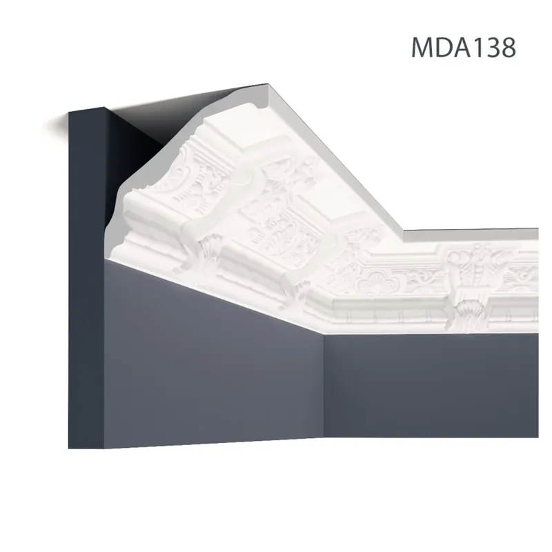 Cornisa decorativa MDA138, 200 X 13 X 16 cm, Mardom Decor Cornisa decorativa MDA138, 200 X 13 X 16 cm, Mardom Decor Ieftin