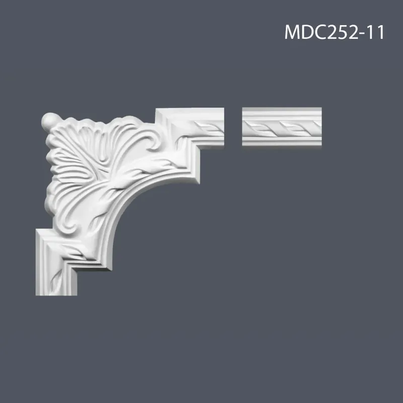 Noutate Coltar decorativ MDC252-11 pentru braul MDC252, 24 X 24 X 5.4 cm, Mardom Decor Coltar decorativ MDC252-11 pentru braul MDC252, 24 X 24 X 5.4 cm, Mardom Decor