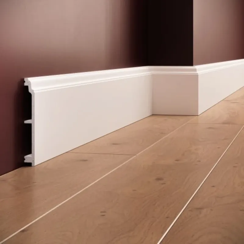 Retur ușor Plinta decorativa din polimer rigid S32 - 200 X 12 X 1.5 cm