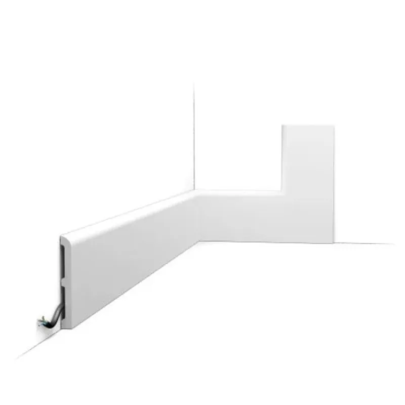 Plinta decorativa din polimer rigid S37 - 200 X 12 X 1.8 cm Plinte Decorative din Polimer Rigid pentru un Interior Elegant Plată securizată