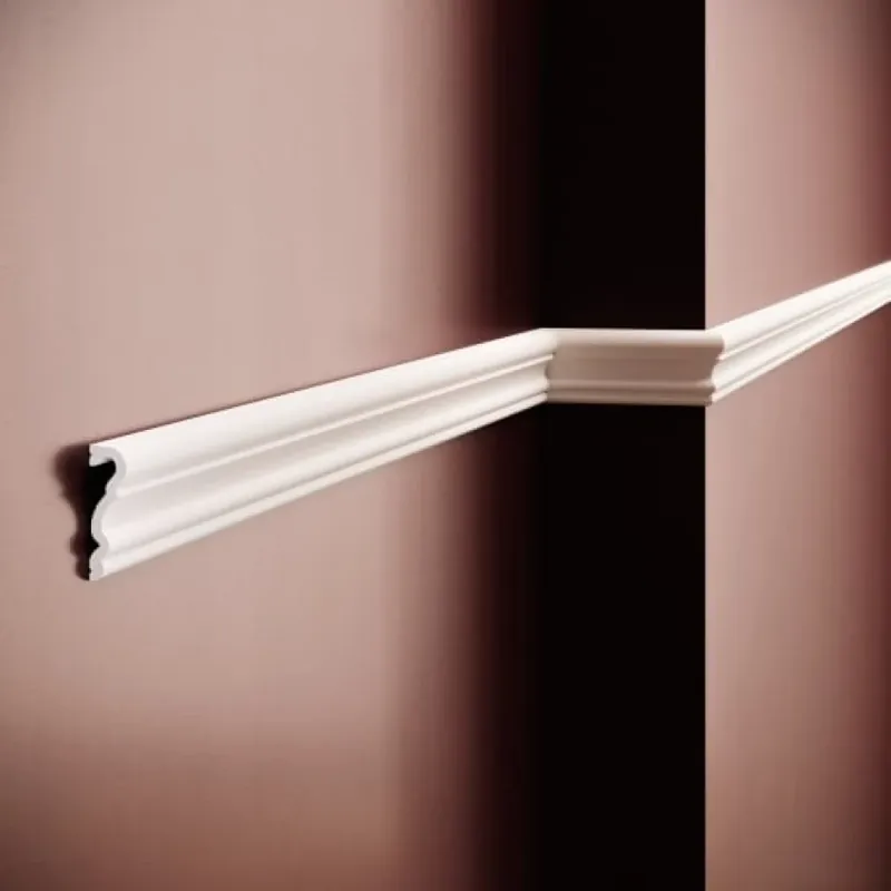 Discount Brau decorativ din polimer rigid B19 - 200 X 5.1 X 1.5 cm, Manavi Brâuri Decorative pentru Pereți - Eleganță și Stil