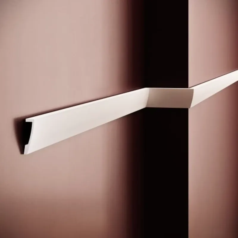 Brau decorativ din polimer rigid B24 - 200 X 5 X 1.3 cm, Manavi Brâuri Decorative pentru Pereți - Eleganță și Stil Cel mai vândut