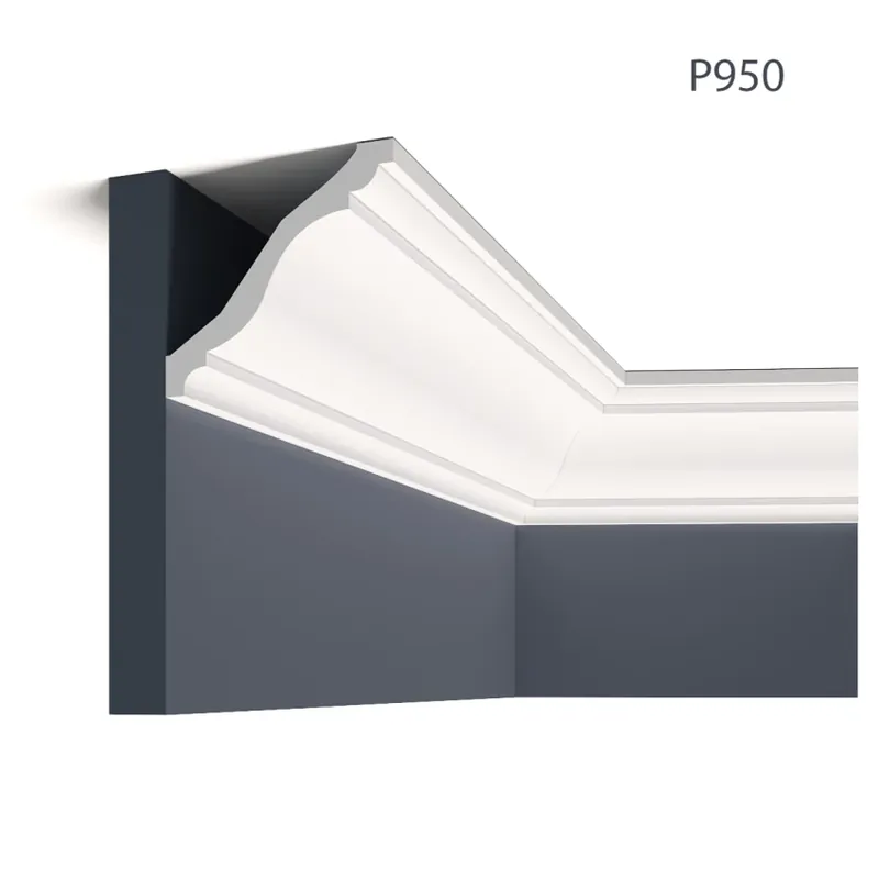 Ofertă limitată Cornisa decorativa din poliuretan P950 - 12x11x200 cm, Manavi Cornisa decorativa din poliuretan P950 - 12x11x200 cm, Manavi