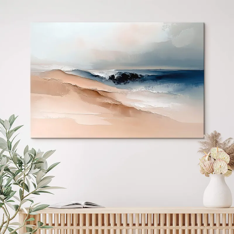 Pictură pe pânză Abstract cu val oceanic Nr s41654 Calitate înaltă