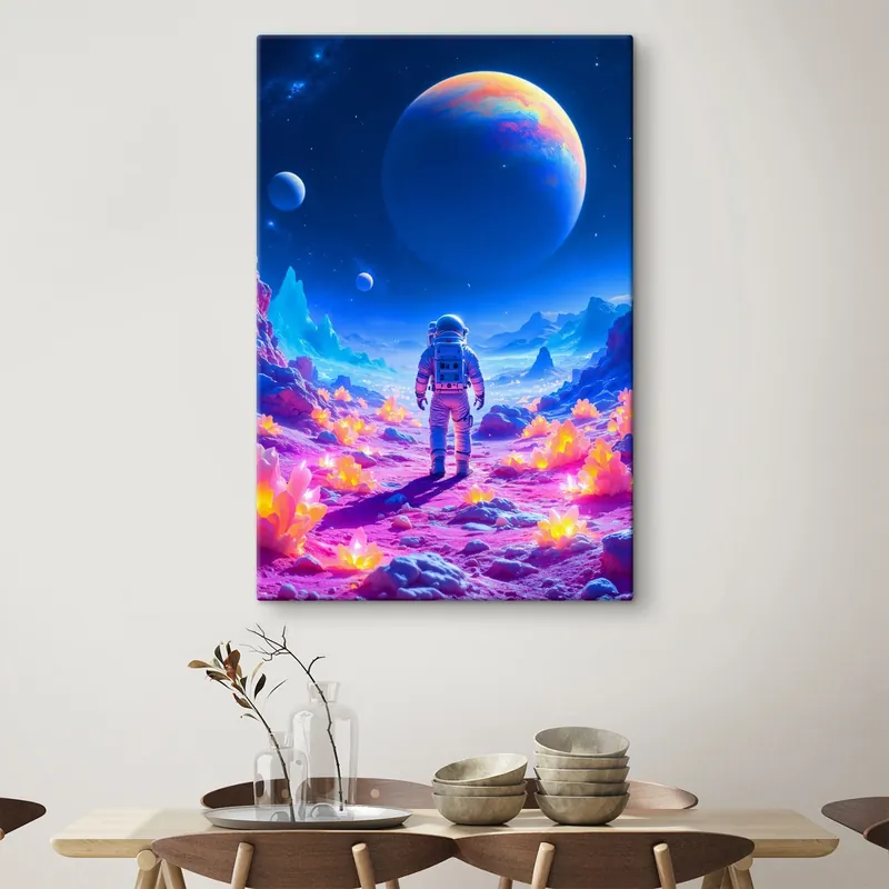 Pictură pe pânză Astronautul Nr s41932 Mai ieftin