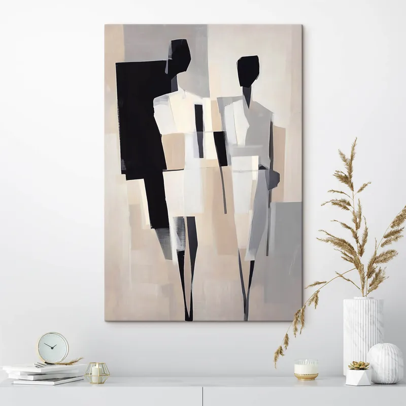Pictură pe pânză Siluete abstracte Nr s41844 Vezi acum