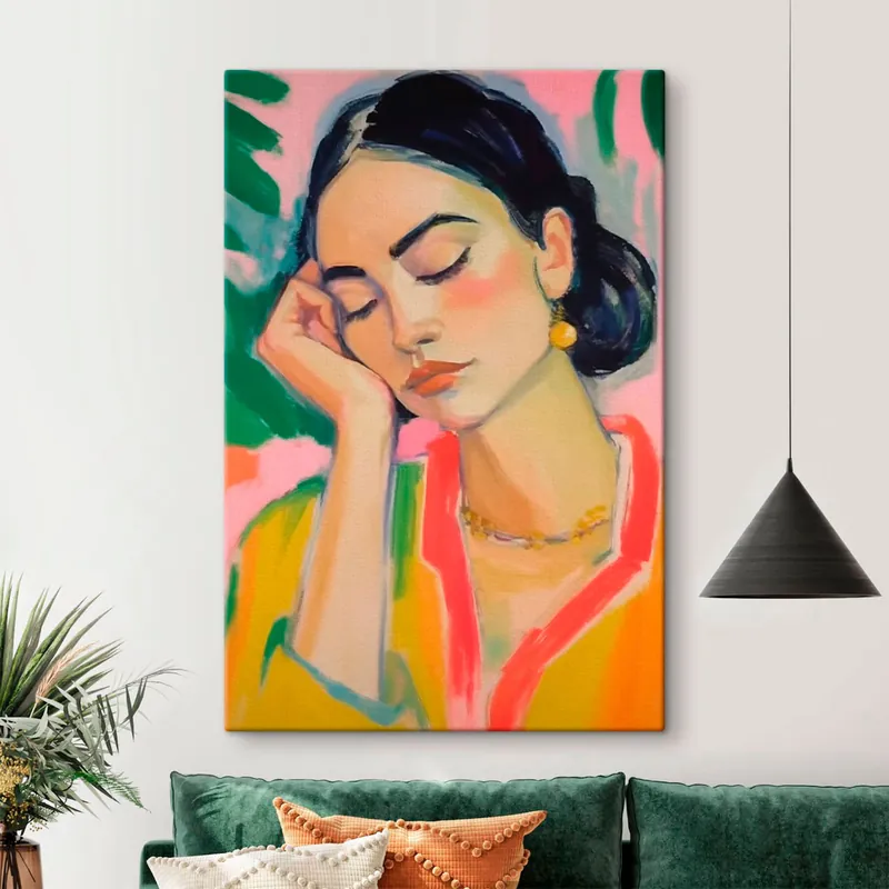 Noutate Pictură pe pânză Femeie frumoasă Nr s41796