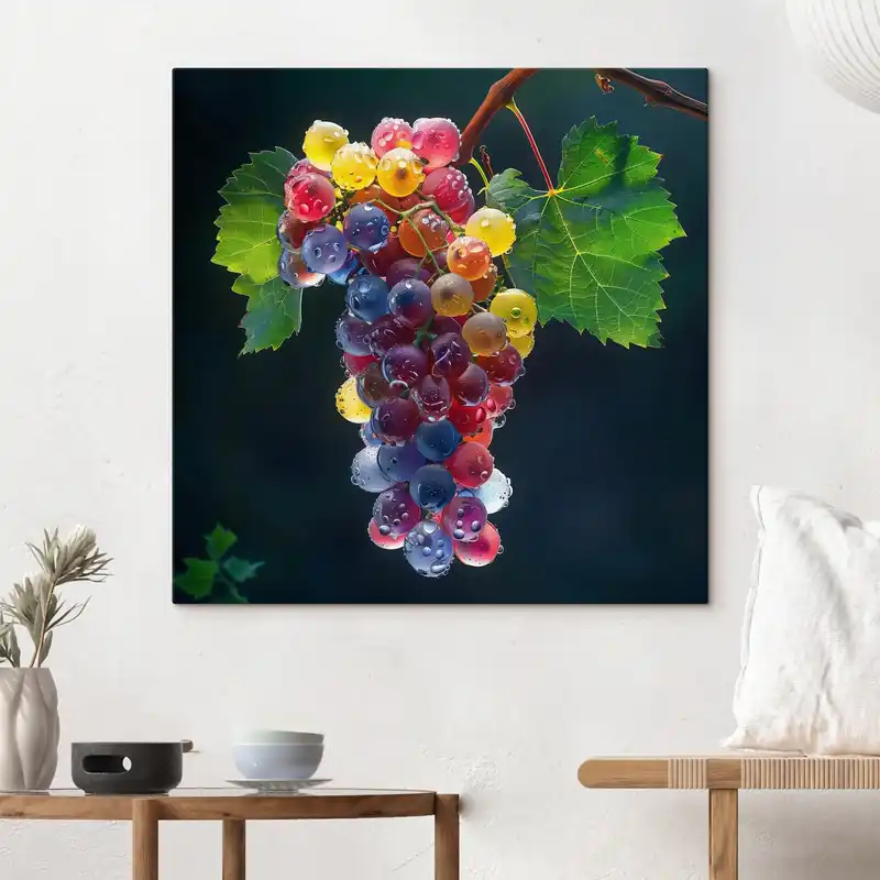 Pictură pe pânză Fructe, ciorchine de struguri Nr s42071 Preferatul clienților
